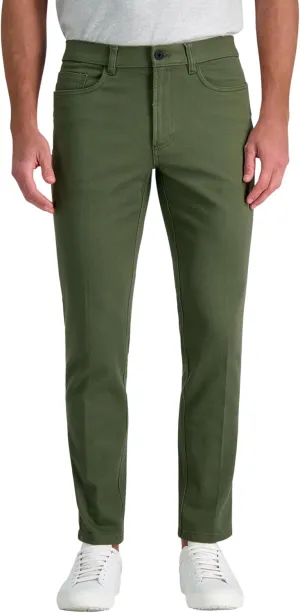 Kenneth Cole Men's Flex Waist Slim Fit 5 Pocket Casual Pant-Regular and Big and Tall