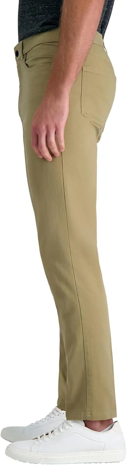 Kenneth Cole REACTION Men's Flex Waist Slim Fit 5 Pocket Casual Pant-Regular and Big and Tall