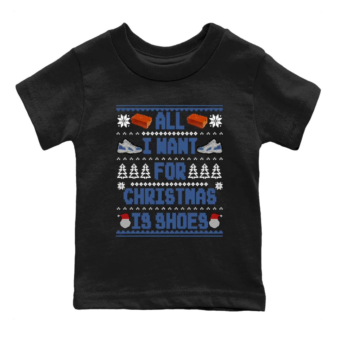 Kids I Sneaker Jordan SNRT Tees Christmas Is All Diffused Shoes For Blue Air 11 International shipping Want Best-seller -