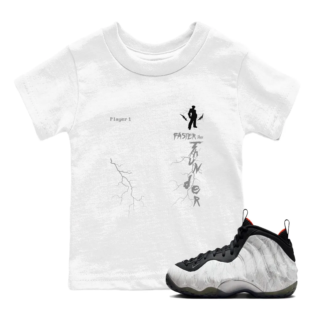 Kids One Thunder Tees Jin Faster - Same-day shipping Than Air SNRT Sneaker Season clearance Foamposite