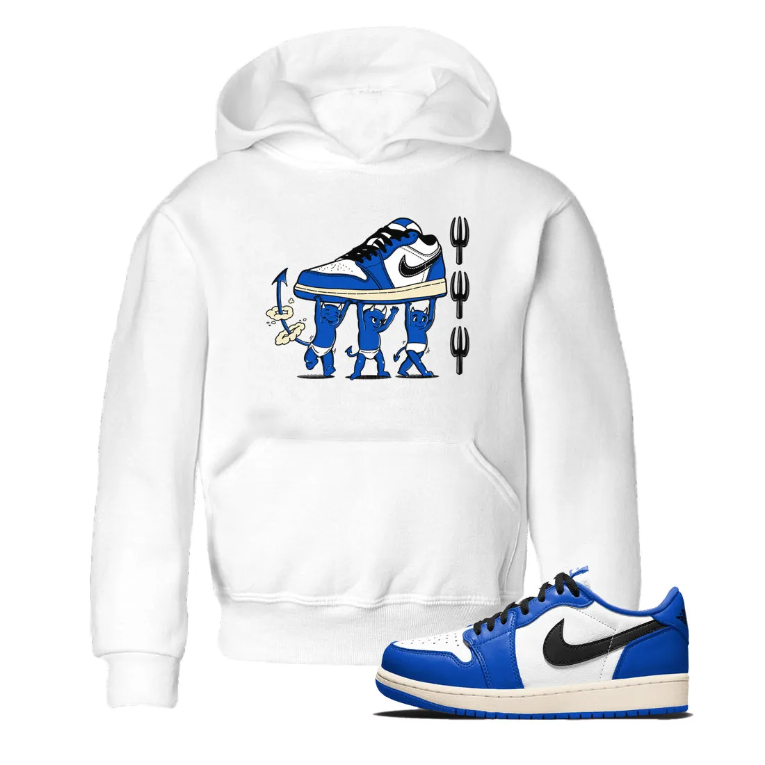 Kids Shockproof Tees SNRT Jordan Devil 1 Air Royal Babies - Game Sneaker Superior-grade