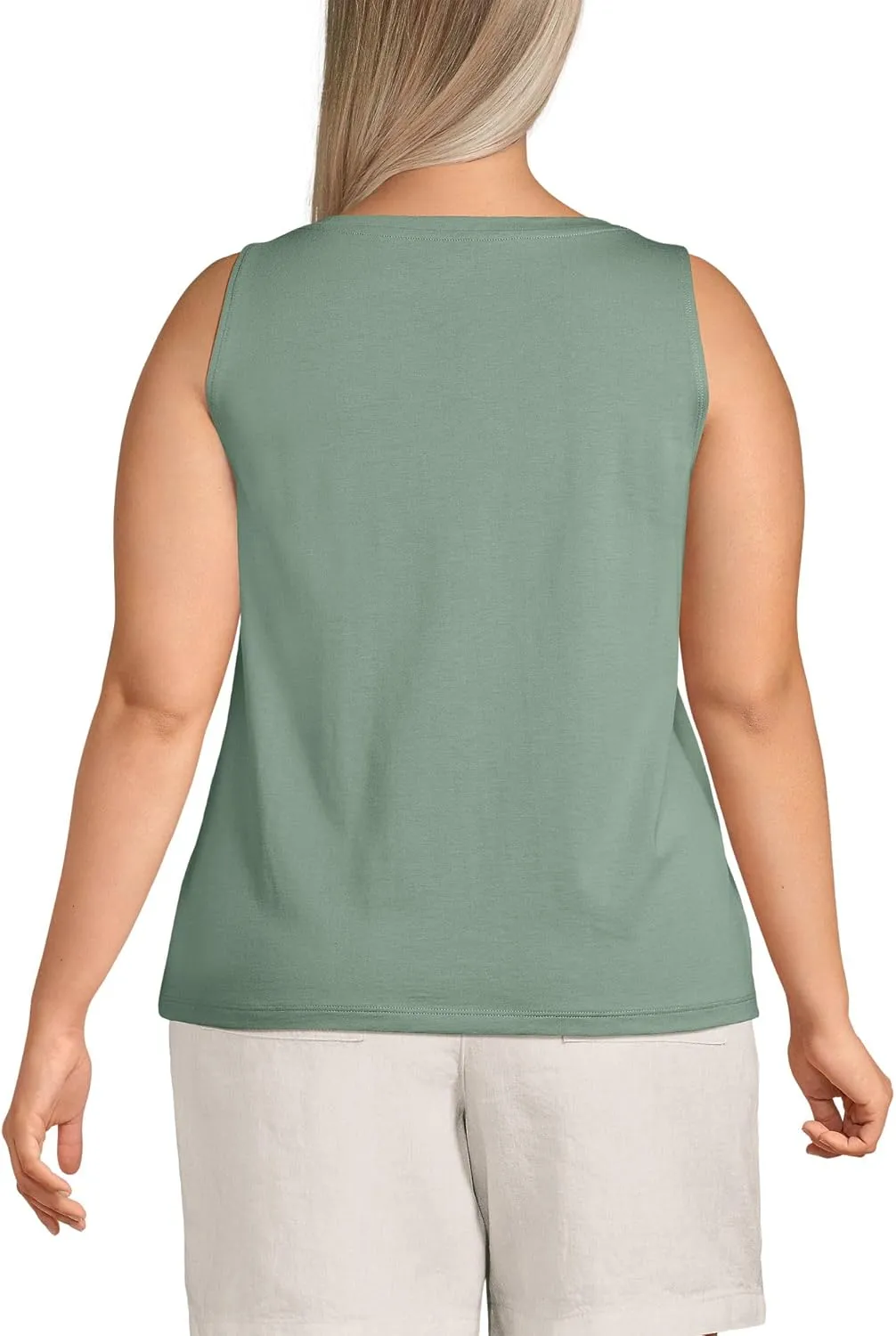 Lands' End Women's American-Grown Supima Cotton Tank Top