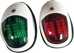 Led Boat Navigation Light Bulbs 10v-30v Marine Lights for Yacht Truck Trailer Van Signal Lamp Red Green Easy to Install