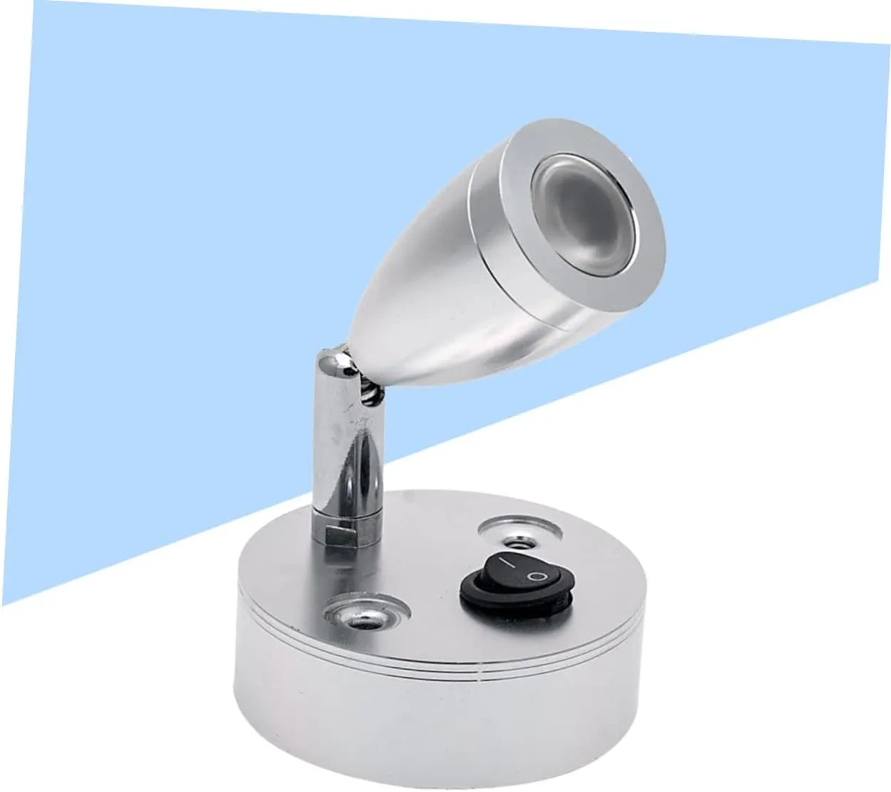 Led Boat Reading Light 3000k Warm Light for 3w 12v Brushed Nickel Lampshade