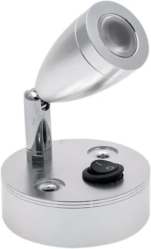 Led Boat Reading Light 3000k Warm Light for 3w 12v Brushed Nickel Lampshade