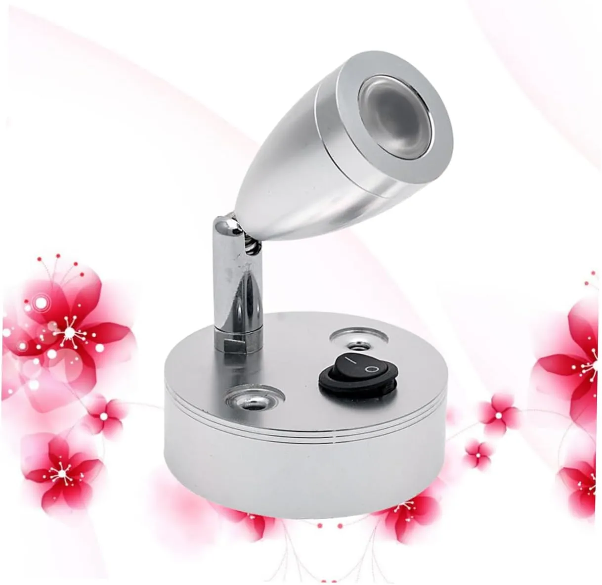 Led Boat Reading Light 3000k Warm Light for 3w 12v Brushed Nickel Lampshade