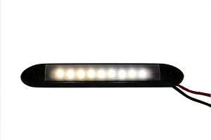LED High Output Marine, RV Bar Light - Waterproof 6" Lamp, 24VDC - 160 Lumen - 24V