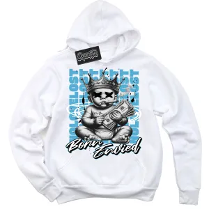 Legend Blue 11s Sneaker Hoodie Born Envied Graphic