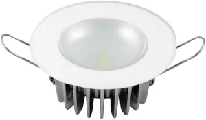 Lumitec Mirage LED Flush Mount Ceiling Down Light - White - Warm White - IP67 Rated, Slim Profile, Ideal for Indoor/Outdoor, 113129, 300 Lumens