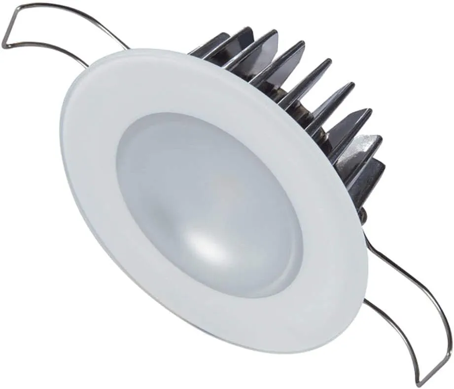 Lumitec Mirage LED Flush Mount Ceiling Down Light - White - Warm White - IP67 Rated, Slim Profile, Ideal for Indoor/Outdoor, 113129, 300 Lumens