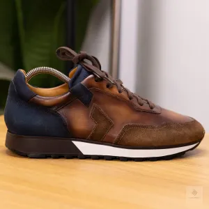 Magnanni Men's Aero Hand-Painted Runner Sneakers