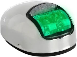 Manufacturers' Select ITC Vertical Mount Marine Boat Navigation Light (Green - Starboard Side)