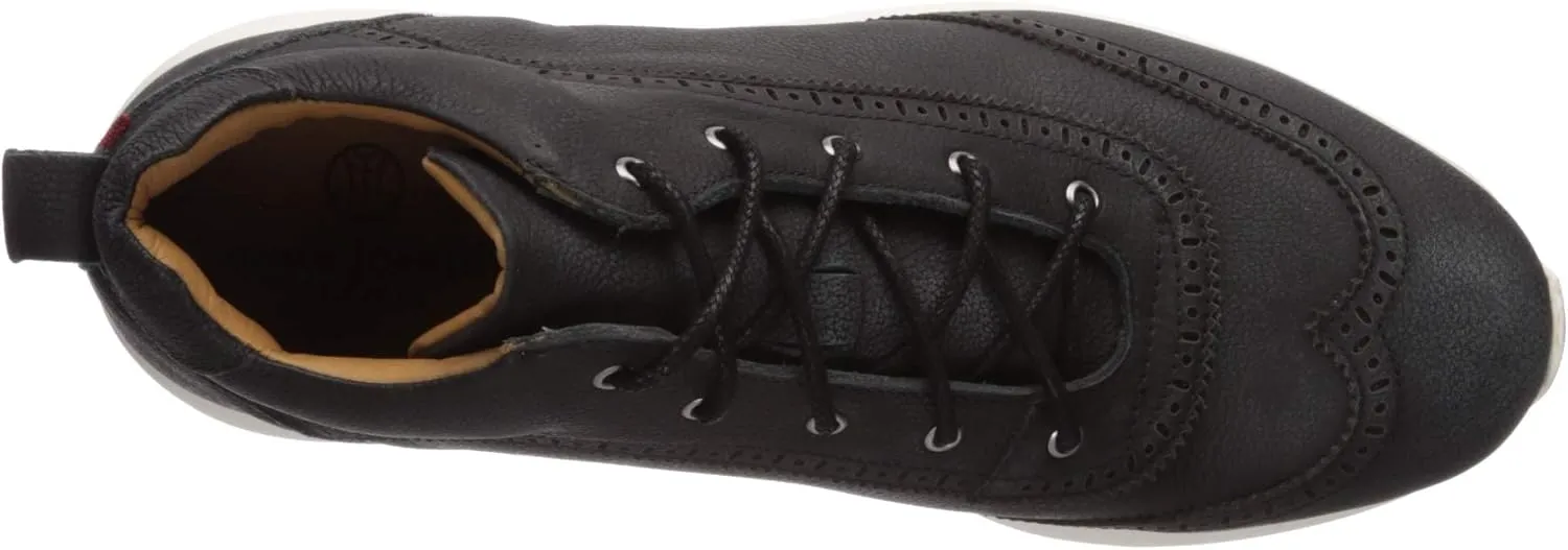 MARC JOSEPH NEW YORK Men's Leather Extra Lightweight Woven Ankle Boot Wingtip