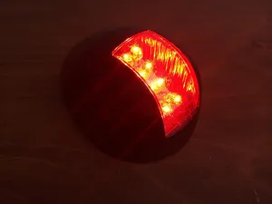Marine Boat Green and RED LED Navigation Light Vertical Mount 1NM 12V 0.8WX2