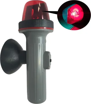 Marine Boat RED & Green Portable Battery Operated Light-Bow Suction 2 D-Cell
