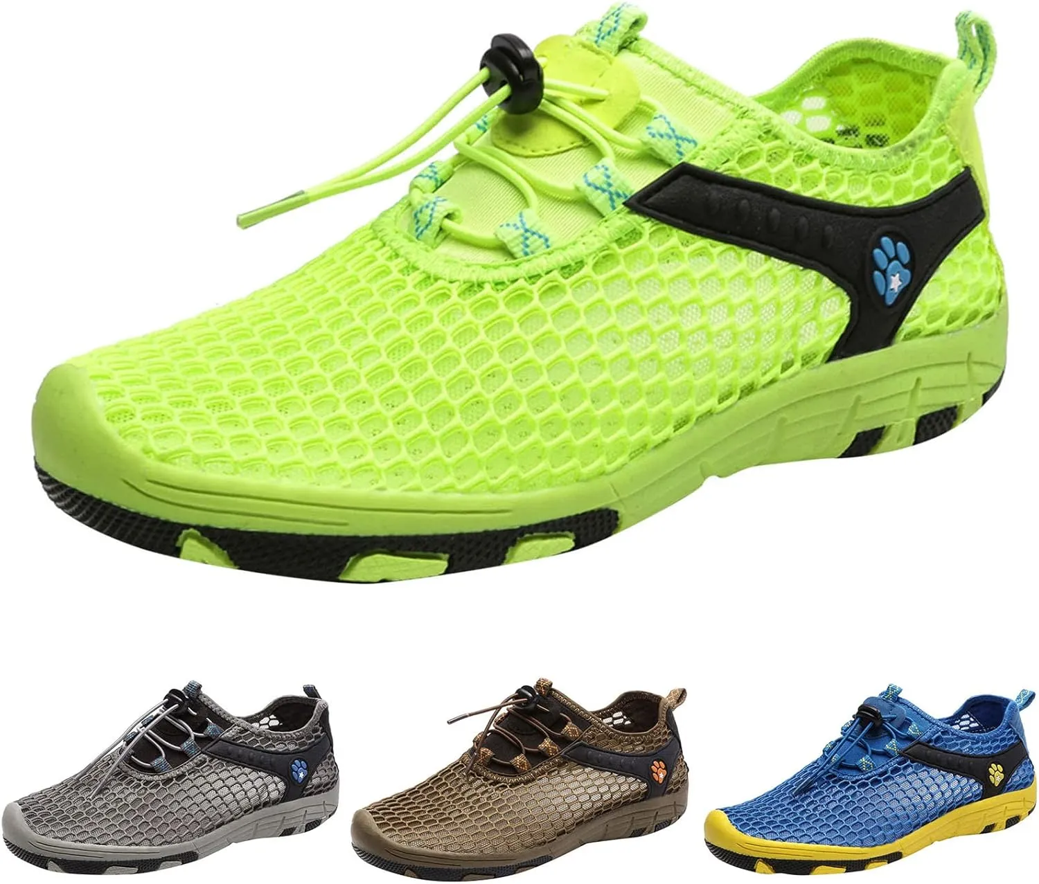 Memory Foam Versatile Shoes for Men Breathable Elastic Fly Woven Mesh Sneaker Lightweight Elderly Slip on Shoes