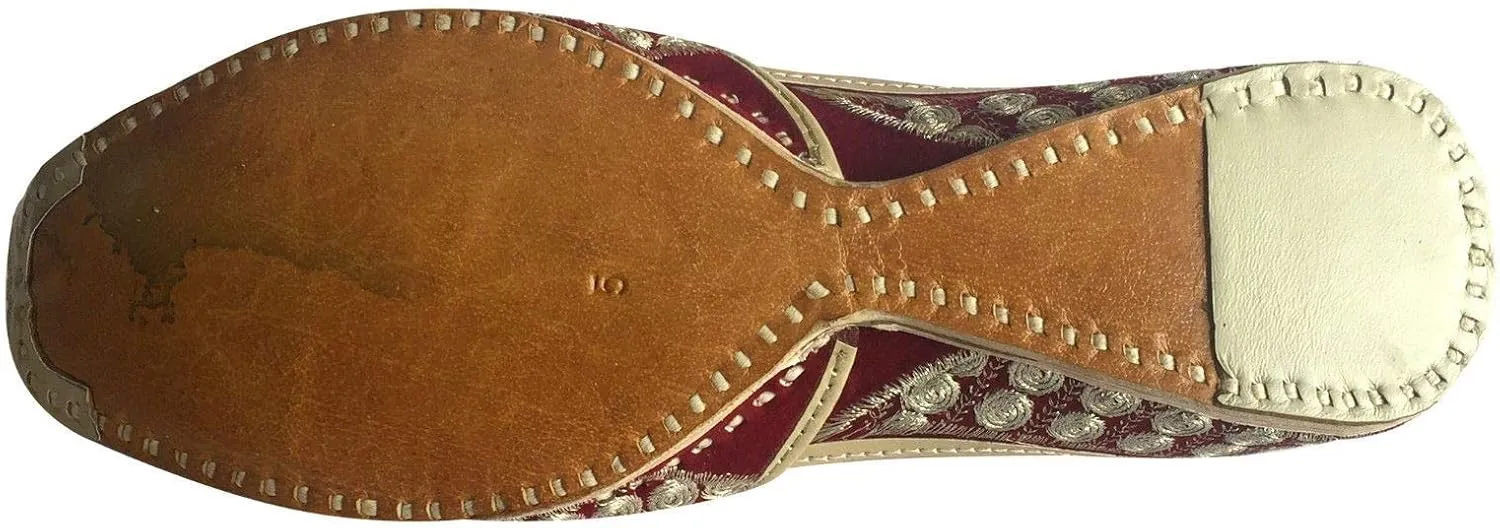 Men's Khussa Shoes Punjabi Jutti Rajasthani Mojari Kolhapuri Jaipuri Shoes