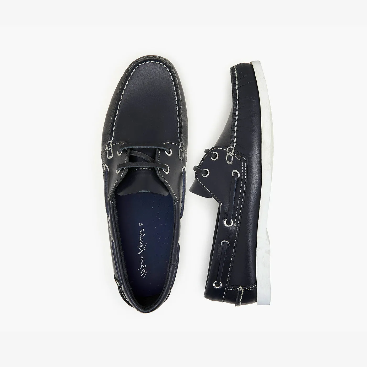 Men's Leather Boat Shoes