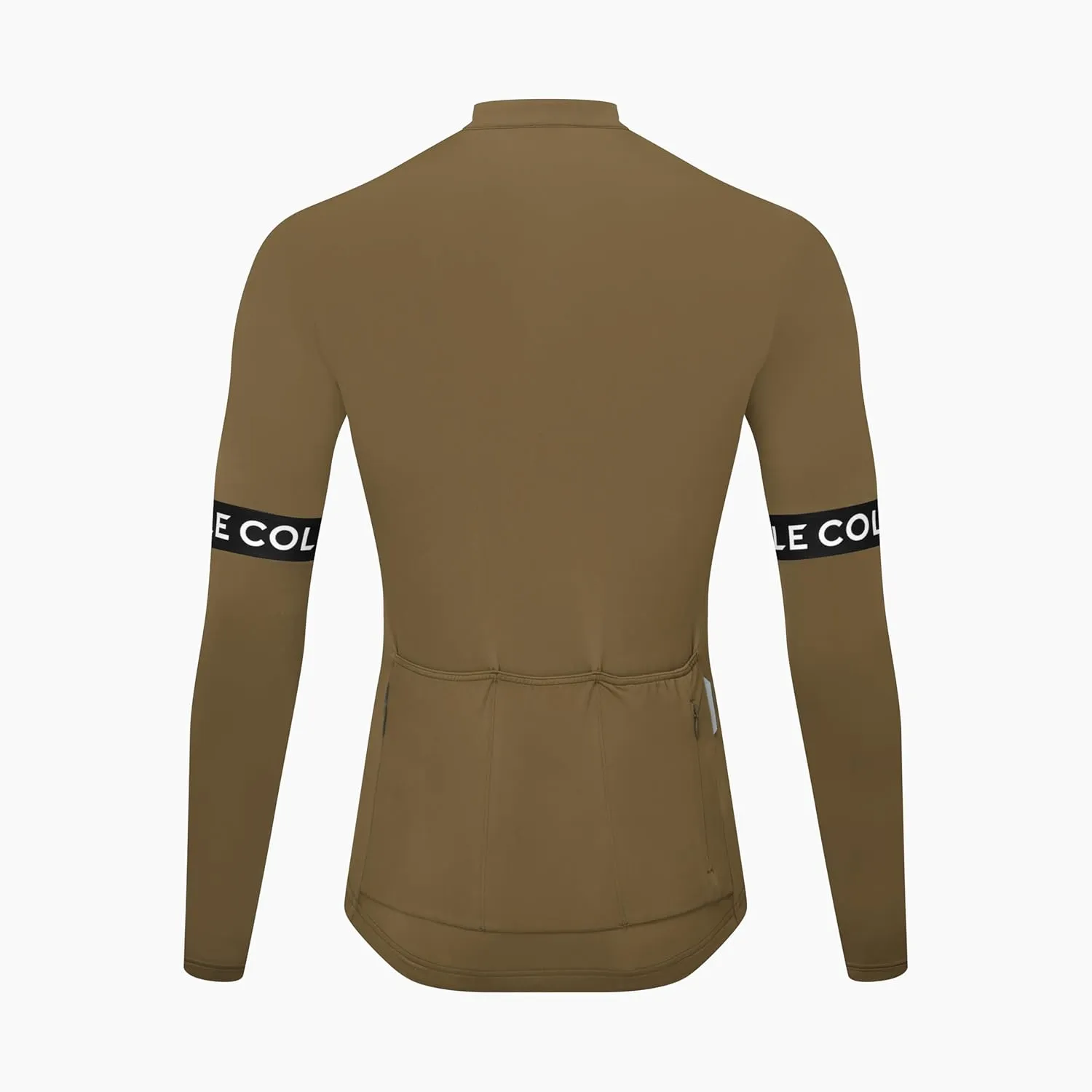 Men’s Sport Long Sleeve Jersey | Zip Closure Cycling Shirt | Rear Pockets, Sustainable Construction, Relaxed Fit