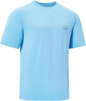 Men’s UPF 50  Short Sleeve Shirt Permanent UV Sun Protection Performance Hiking Fishing T-Shirts