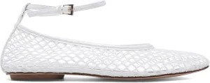 Mesh Ankle Strap Flats for Women Round Toe Ballet Flats Shoes,Casual Mary Jane Flats Comfortable Daily Dress Shoes