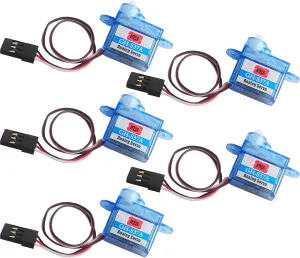Mini Super Light 3.7g Digital Servo GH-S37D for Control Aircraft Flight Direction Rc Plane Helicopter Boat（Pack of 5pcs）