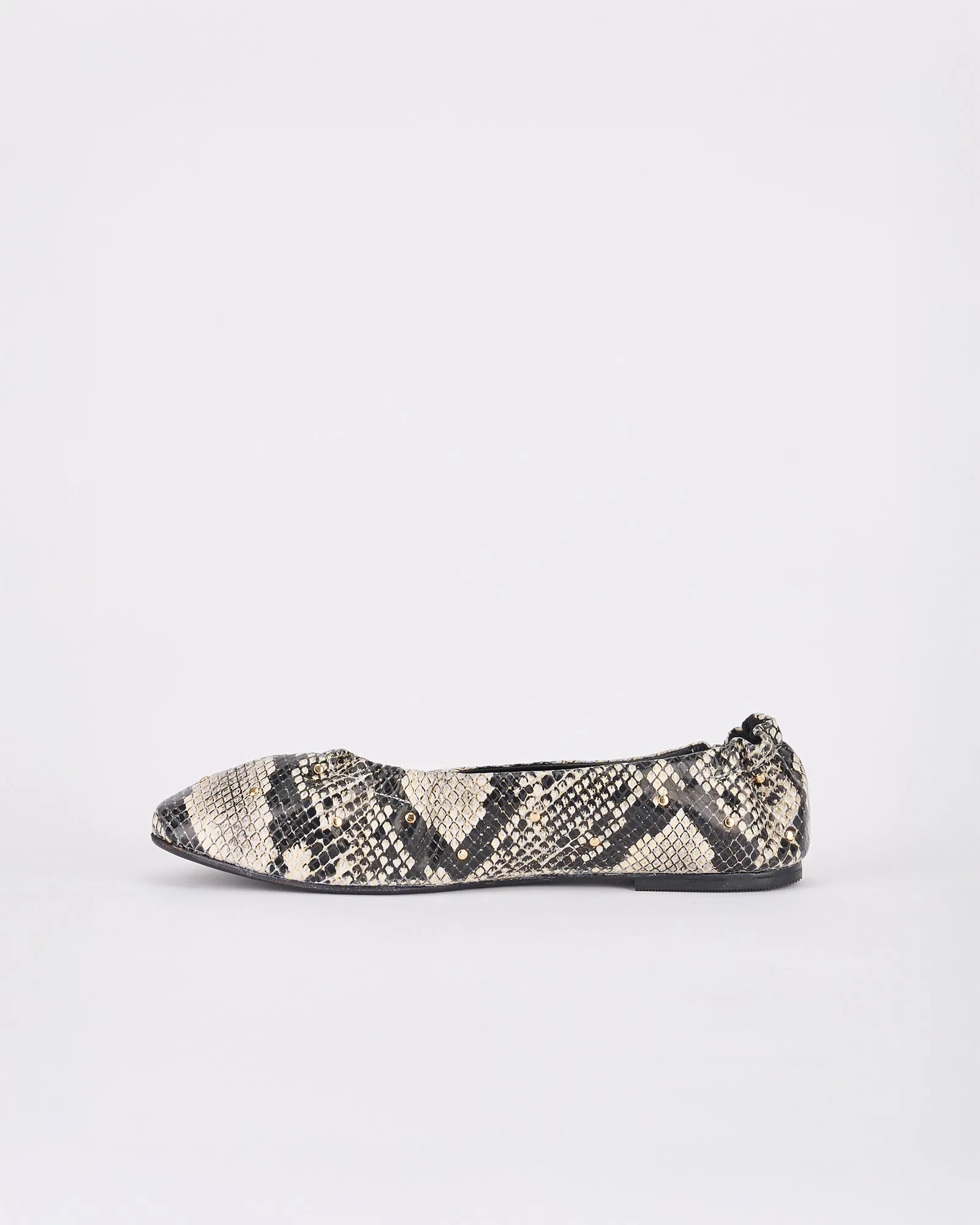 Montagine Ballet Flat Python / Gold