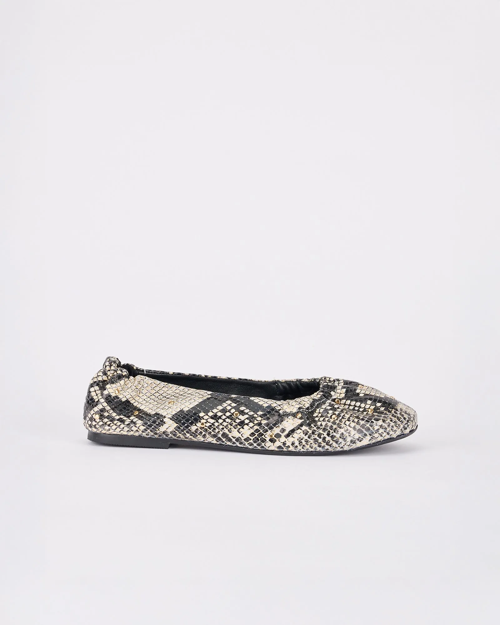 Montagine Ballet Flat Python / Gold