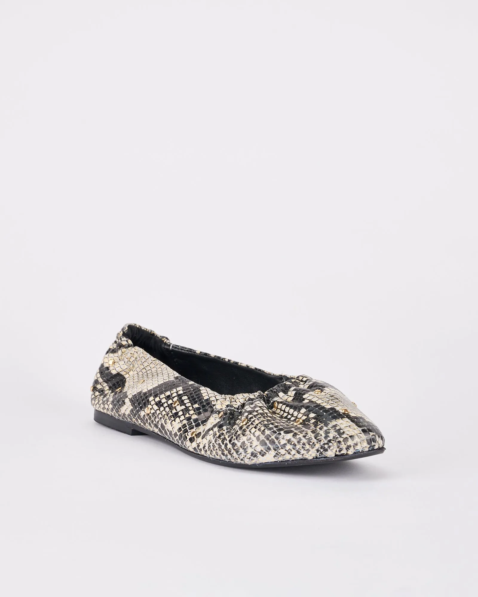 Montagine Ballet Flat Python / Gold