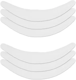 More of Me to Love Viscose and Cotton Blend Tummy Liner (6-Pack, X-Large, White)