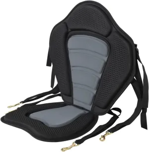 MSC Kayak Seat Boat Seat Fishing Seat (Light Gray/Black)