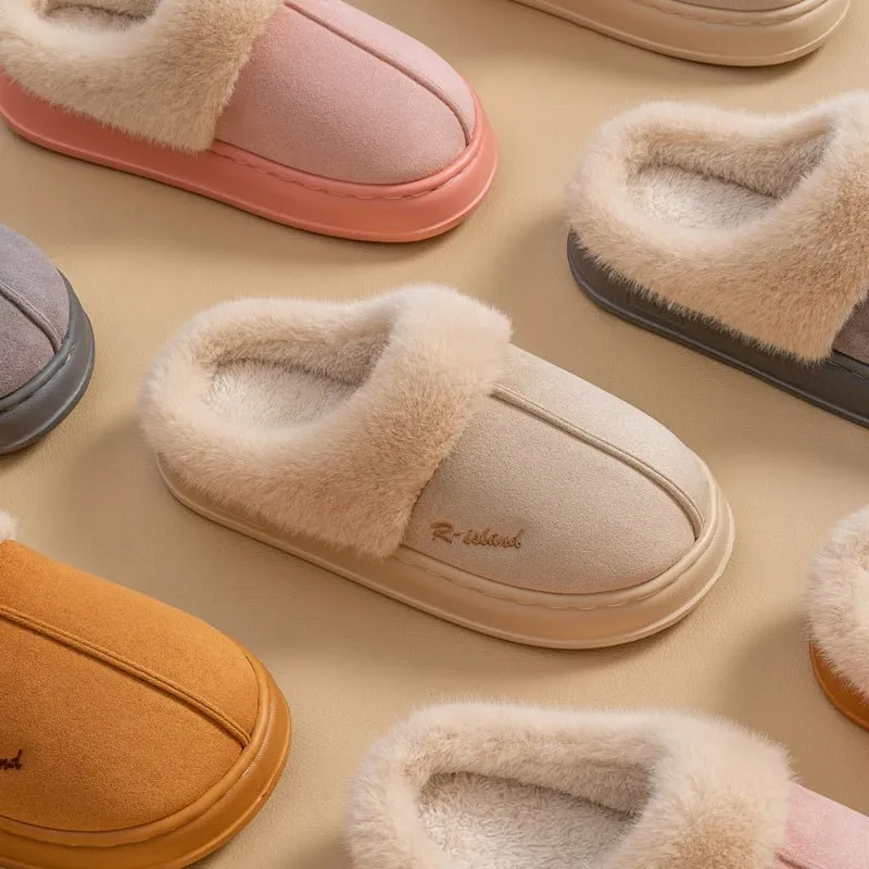 Mule Slippers for Men & Women | Cozy Fluffy Indoor Slides