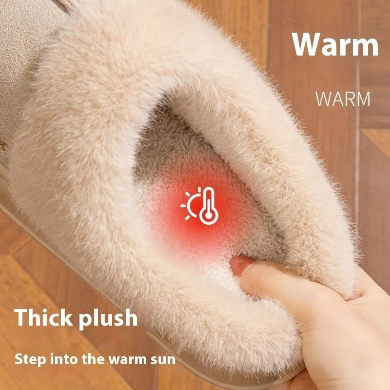 Mule Slippers for Men & Women | Cozy Fluffy Indoor Slides