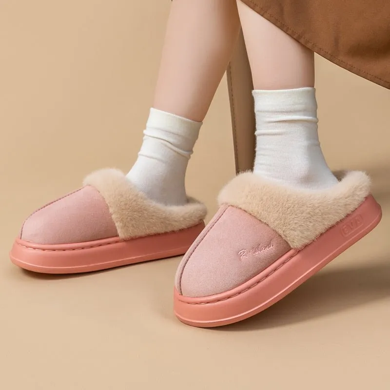 Mule Slippers for Men & Women | Cozy Fluffy Indoor Slides