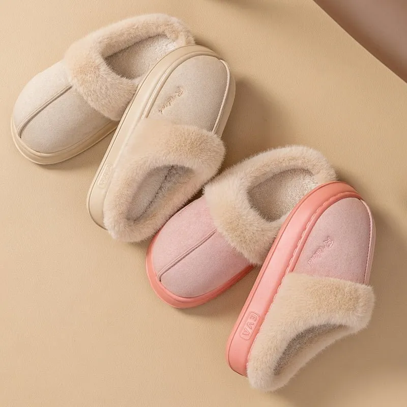 Mule Slippers for Men & Women | Cozy Fluffy Indoor Slides
