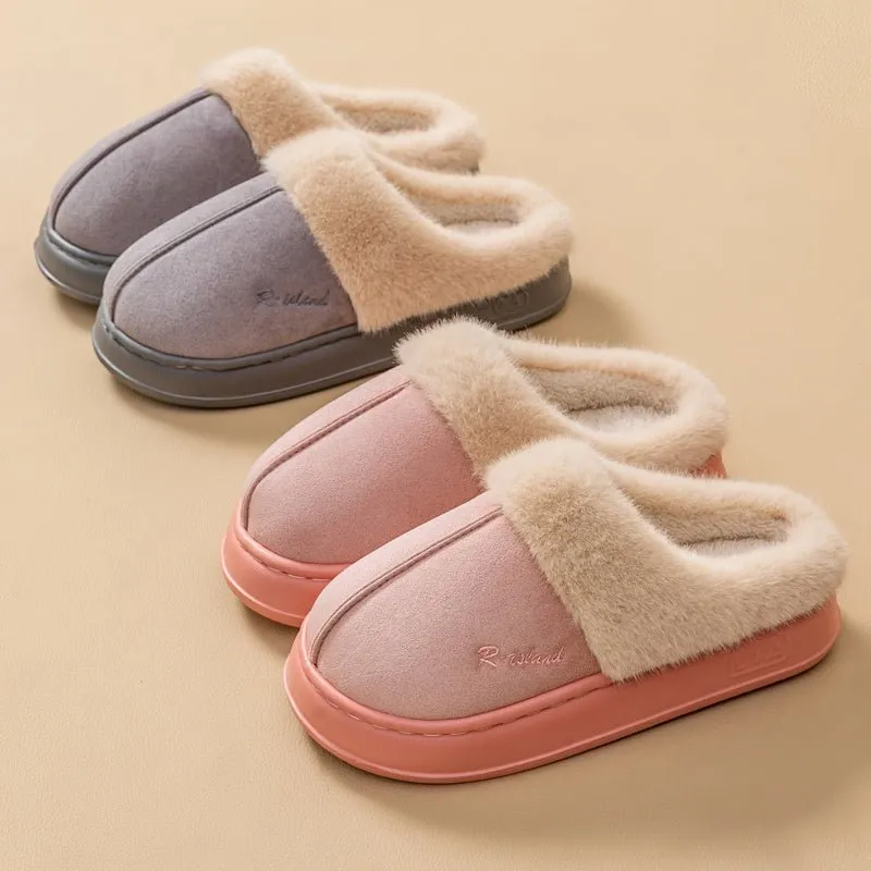 Mule Slippers for Men & Women | Cozy Fluffy Indoor Slides