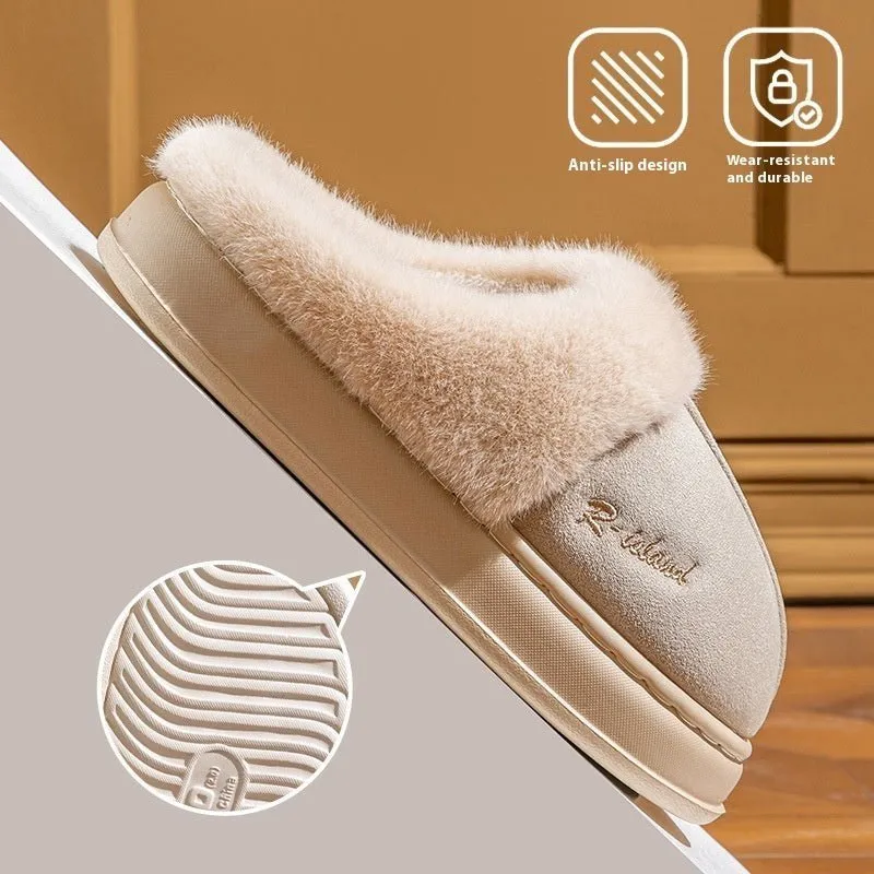 Mule Slippers for Men & Women | Cozy Fluffy Indoor Slides