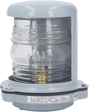 Navigation Light White Marine Boat Stern Lamp 225 Degree Mast Light Transom Stern Anchor Deck Courtesy Lights for 12m Boat 24V