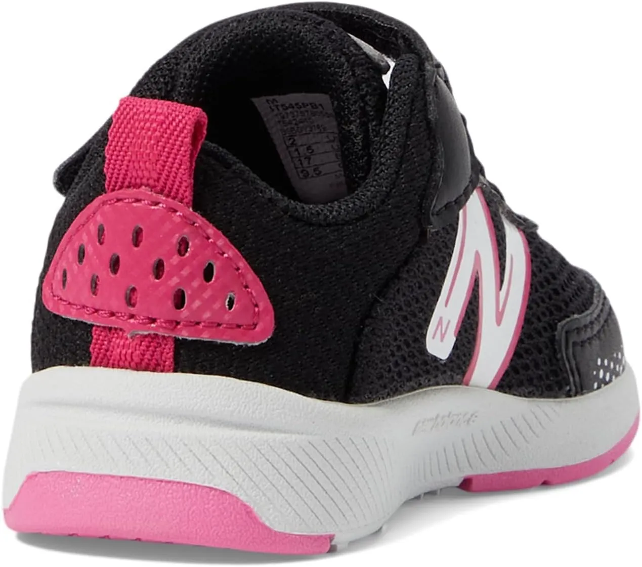 New Balance Baby-Girl's Dynasoft 545 V1 Bungee Lace with Top Strap Running Shoe