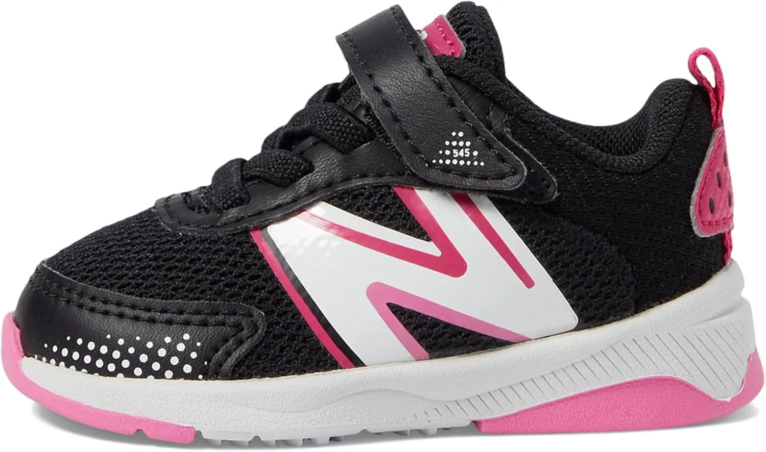 New Balance Baby-Girl's Dynasoft 545 V1 Bungee Lace with Top Strap Running Shoe