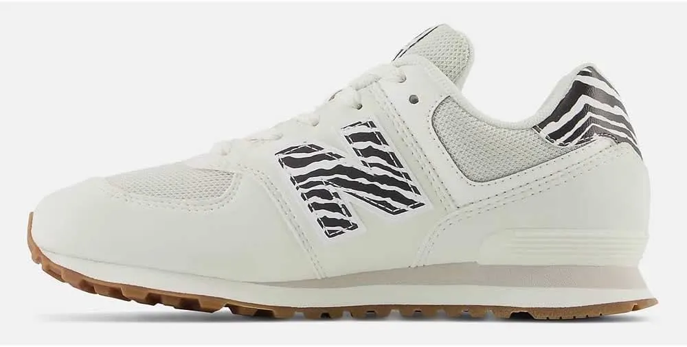 New Balance Girl's 574 V1 Animal Lace-up Sneaker