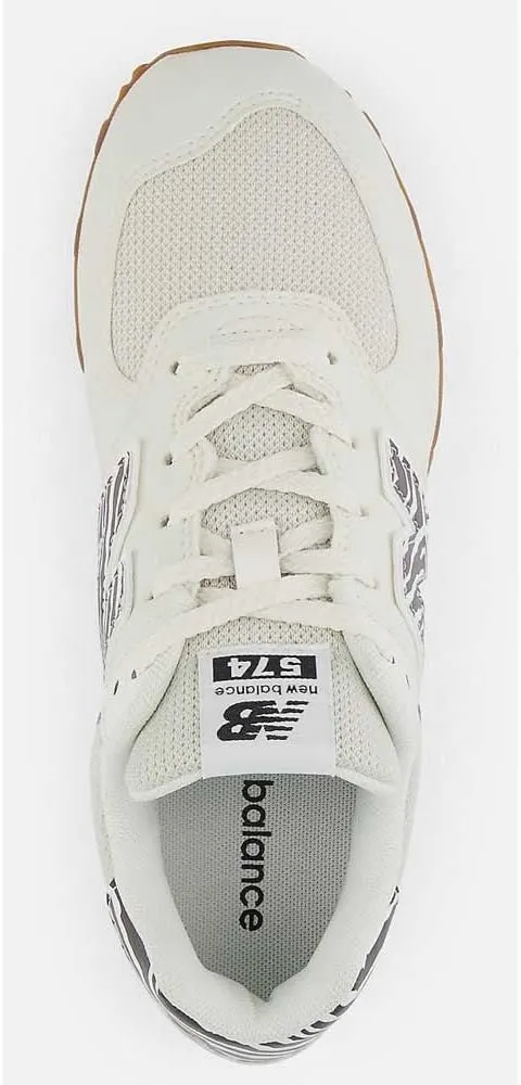 New Balance Girl's 574 V1 Animal Lace-up Sneaker