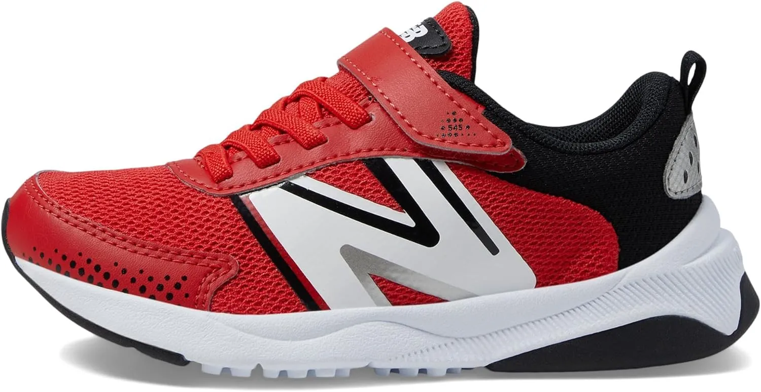 New Balance Unisex-Child Dynasoft 545 V1 Bungee Lace with Top Strap Running Shoe
