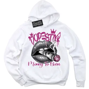 Next Nature Hot Fuchsia Dunk Sneaker Hoodie Money To Burn Graphic