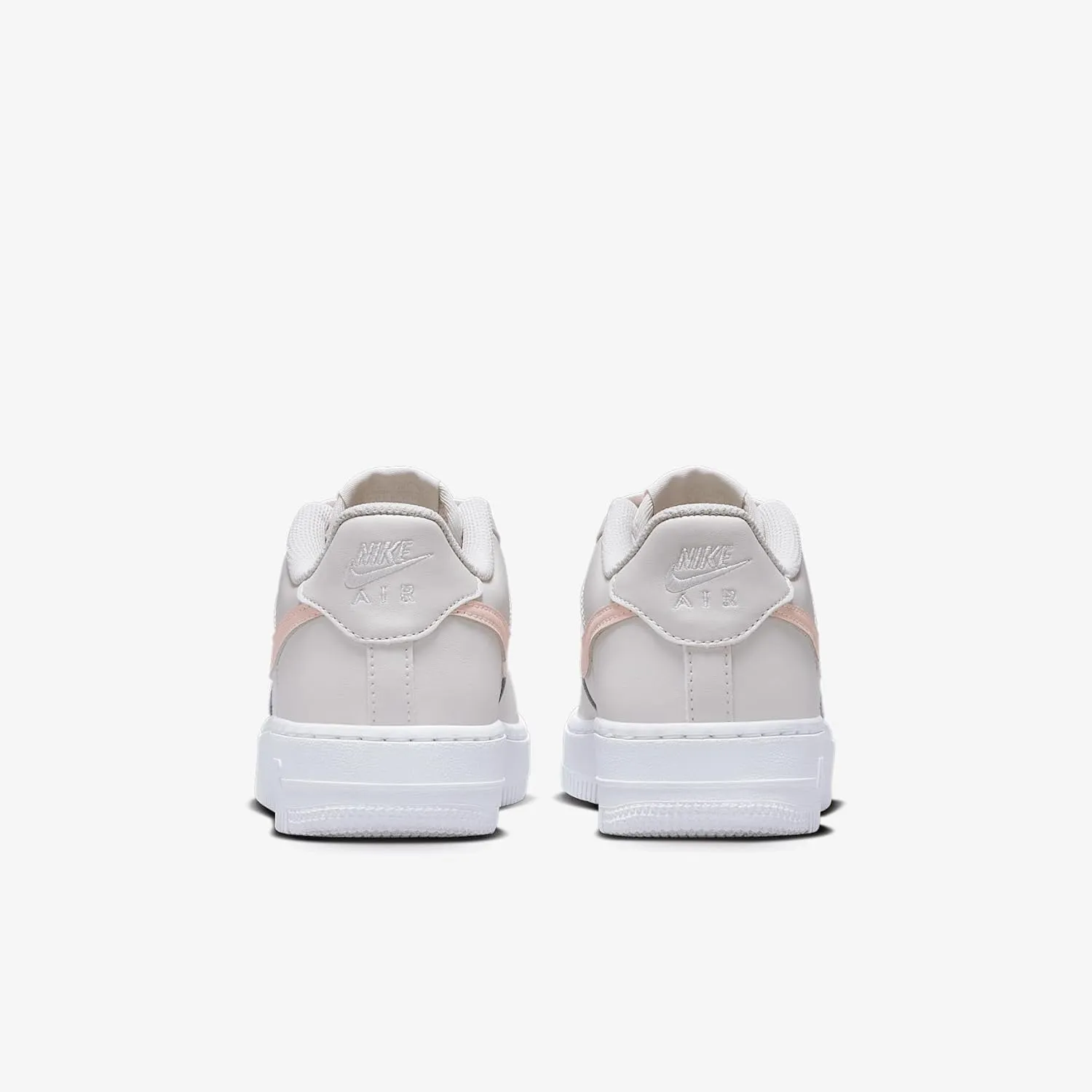 Nike Air Force 1 Big Kids' Shoes (FV5948-006, Phantom/Summit White/Echo Pink)