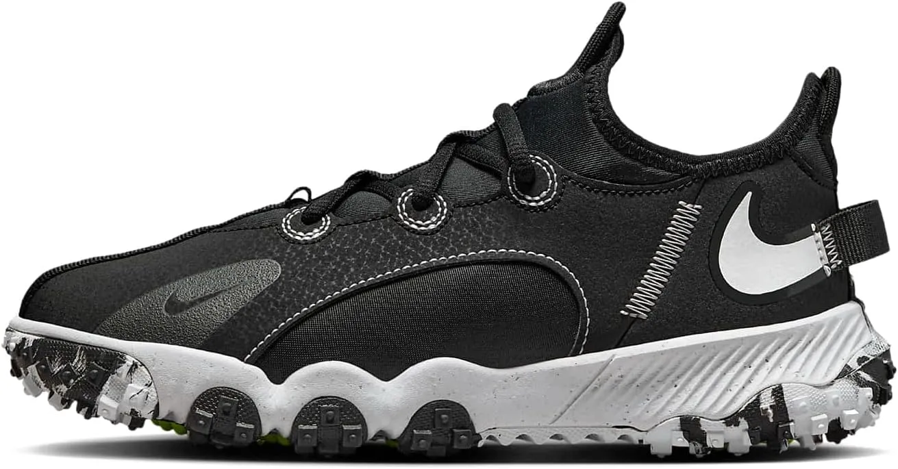 NIKE Future Field Boys DJ6949-002 (Black/White-DK Smoke Grey-Volt), Size 3