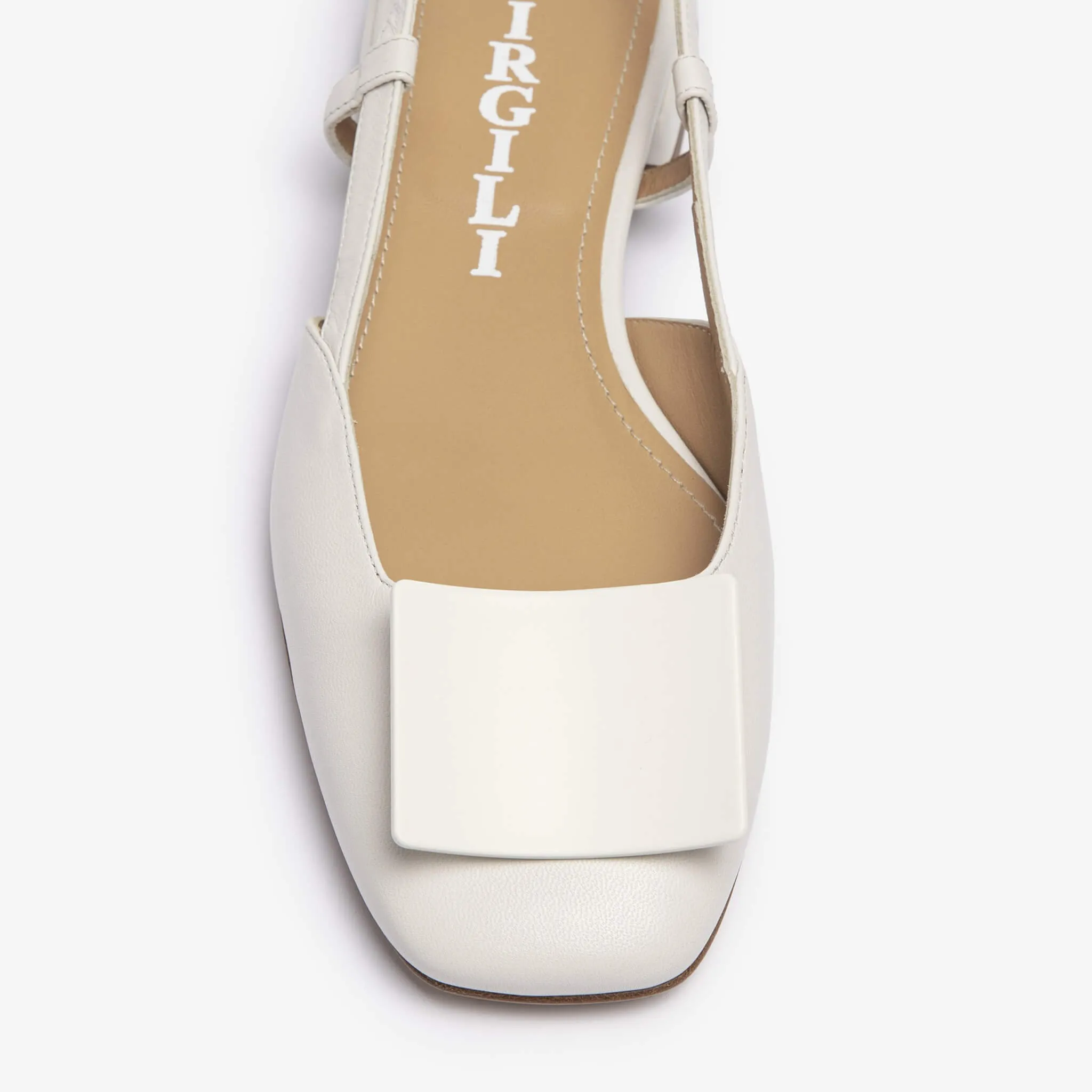 Numisia | Women's nappa leather slingback ballet flat