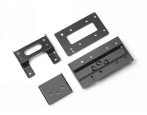 OEM Kawasaki Front Grill Winch Mount - Black KAF600-020
