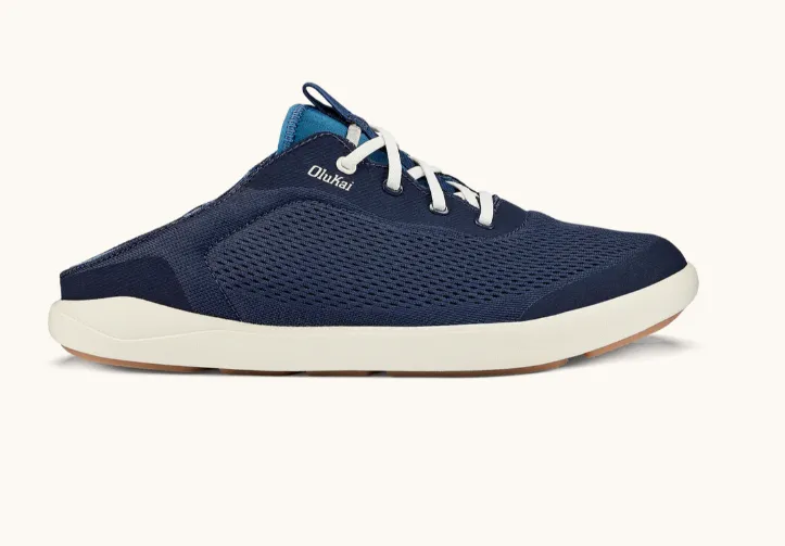 Olukai Moku Pae Mens Trench Blue Off White