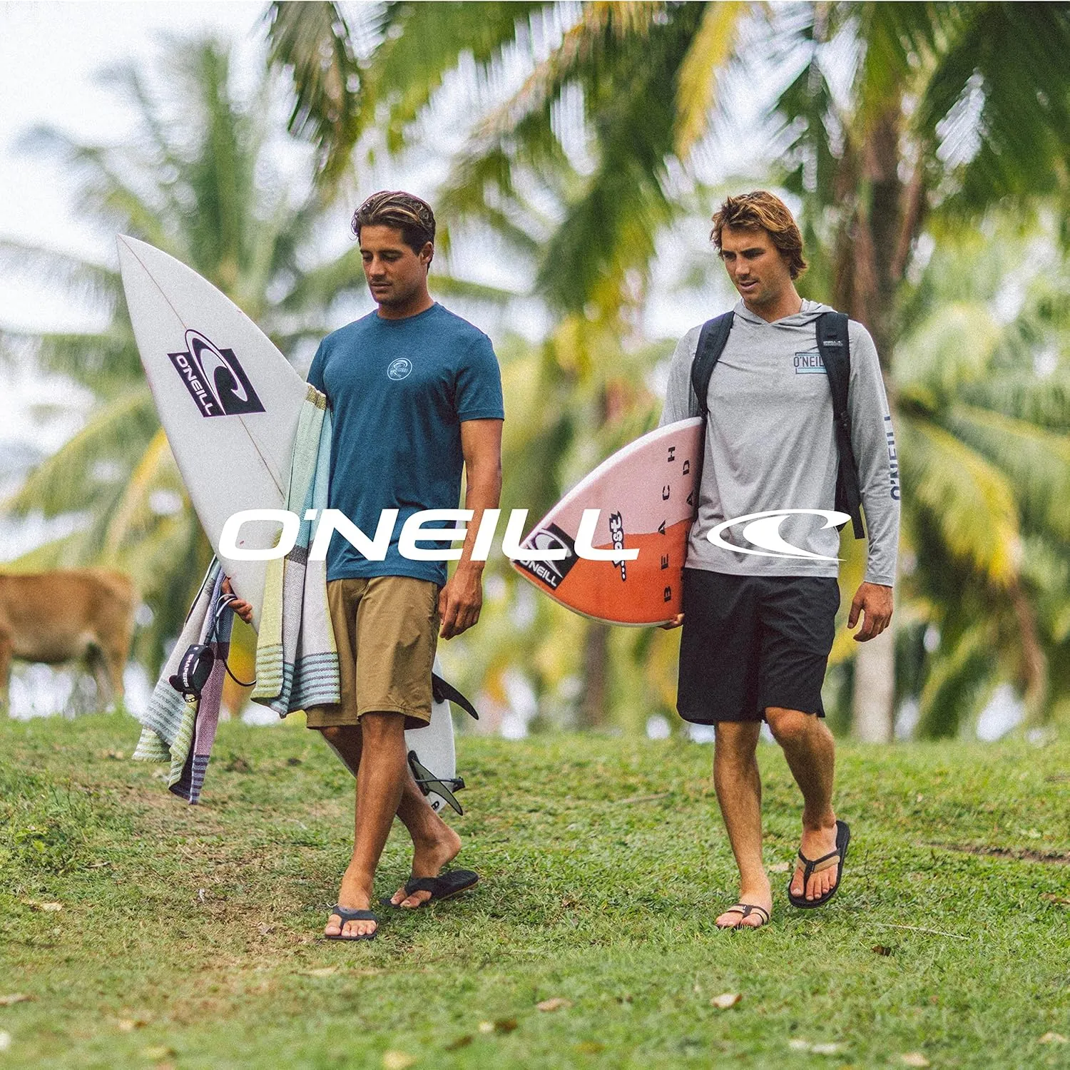 O'NEILL Men's 19 Inch Ousteam Reserve Heather - Quick Dry Mens Shorts - Versatile Khaki Shorts Men